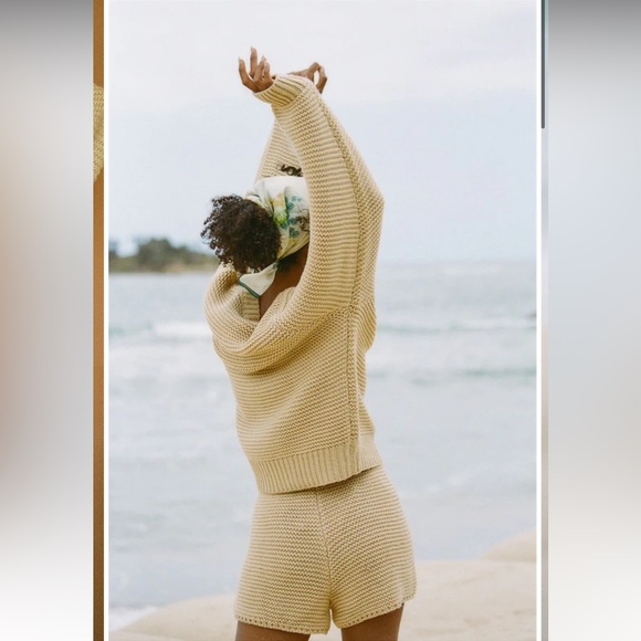 Sabo skirt✨set✨Noelle tan knit size small - Picture 7 of 11